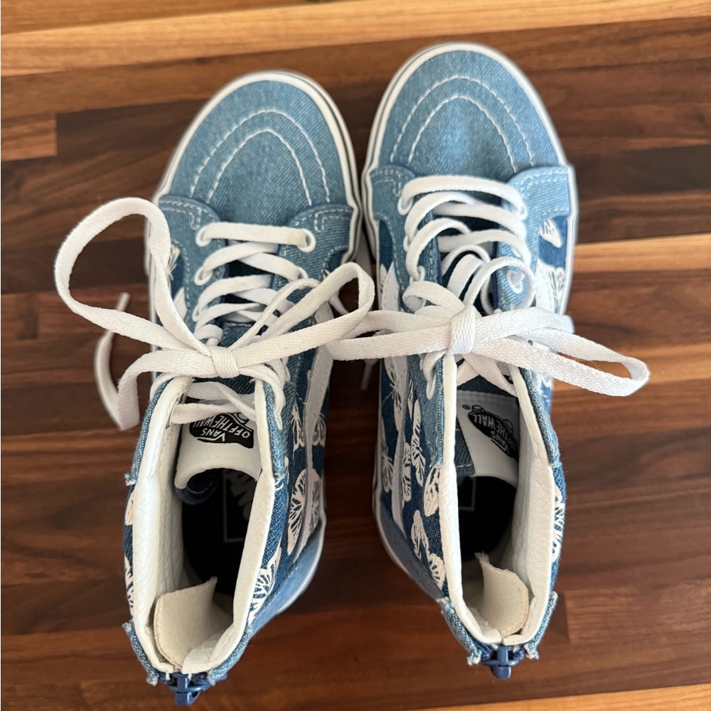 Vans Blue High-Top Girls Shoes
